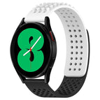 For Samsung Galaxy Watch 4 44mm / White+Black