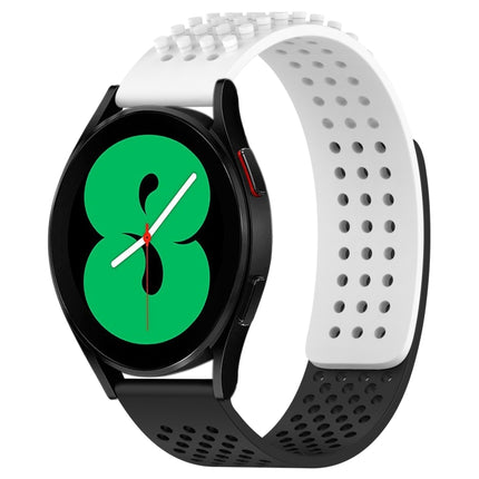 20mm Holes Breathable 3D Dots Silicone Watch Band, For Samsung Galaxy Watch 4 44mm, For Samsung Galaxy Watch 4 40mm, For Samsung  Galaxy Watch 4 Classic 46mm