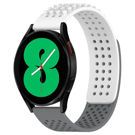 20mm Holes Breathable 3D Dots Silicone Watch Band, For Samsung Galaxy Watch 4 44mm, For Samsung Galaxy Watch 4 40mm, For Samsung  Galaxy Watch 4 Classic 46mm