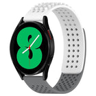 20mm Holes Breathable 3D Dots Silicone Watch Band, For Samsung Galaxy Watch 4 44mm, For Samsung Galaxy Watch 4 40mm, For Samsung  Galaxy Watch 4 Classic 46mm