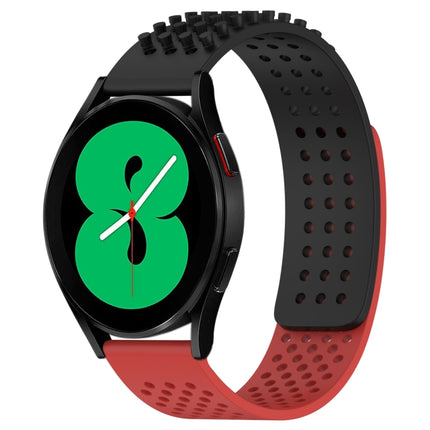 20mm Holes Breathable 3D Dots Silicone Watch Band, For Samsung Galaxy Watch 4 44mm, For Samsung Galaxy Watch 4 40mm, For Samsung  Galaxy Watch 4 Classic 46mm