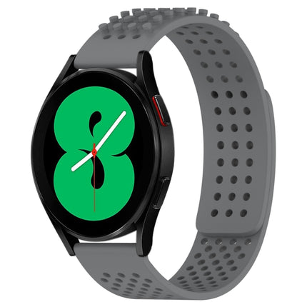 20mm Holes Breathable 3D Dots Silicone Watch Band, For Samsung Galaxy Watch 4 44mm, For Samsung Galaxy Watch 4 40mm, For Samsung  Galaxy Watch 4 Classic 46mm