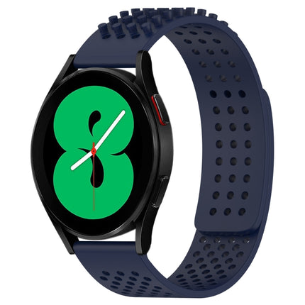 20mm Holes Breathable 3D Dots Silicone Watch Band, For Samsung Galaxy Watch 4 44mm, For Samsung Galaxy Watch 4 40mm, For Samsung  Galaxy Watch 4 Classic 46mm