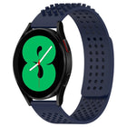 20mm Holes Breathable 3D Dots Silicone Watch Band, For Samsung Galaxy Watch 4 44mm, For Samsung Galaxy Watch 4 40mm, For Samsung  Galaxy Watch 4 Classic 46mm