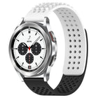 20mm Holes Breathable 3D Dots Silicone Watch Band