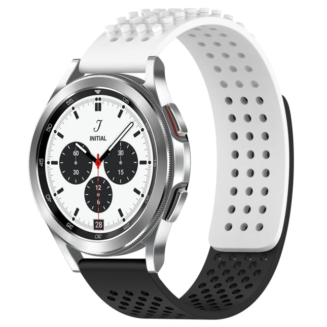20mm Holes Breathable 3D Dots Silicone Watch Band
