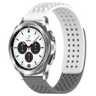 20mm Holes Breathable 3D Dots Silicone Watch Band