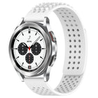 20mm Holes Breathable 3D Dots Silicone Watch Band