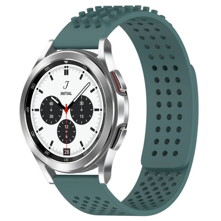 20mm Holes Breathable 3D Dots Silicone Watch Band