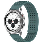 20mm Holes Breathable 3D Dots Silicone Watch Band
