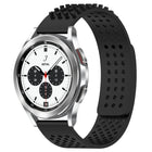 20mm Holes Breathable 3D Dots Silicone Watch Band