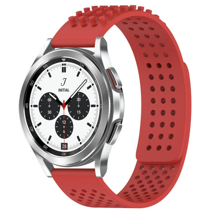 20mm Holes Breathable 3D Dots Silicone Watch Band