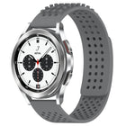20mm Holes Breathable 3D Dots Silicone Watch Band