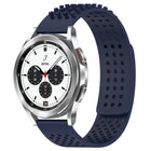 20mm Holes Breathable 3D Dots Silicone Watch Band