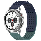 20mm Holes Breathable 3D Dots Silicone Watch Band