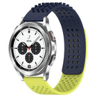 20mm Holes Breathable 3D Dots Silicone Watch Band
