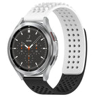 For Samsung  Galaxy Watch 4 Classic 46mm / White+Black