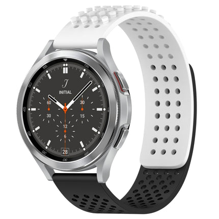 20mm Holes Breathable 3D Dots Silicone Watch Band, For Samsung Galaxy Watch 4 44mm, For Samsung Galaxy Watch 4 40mm, For Samsung  Galaxy Watch 4 Classic 46mm