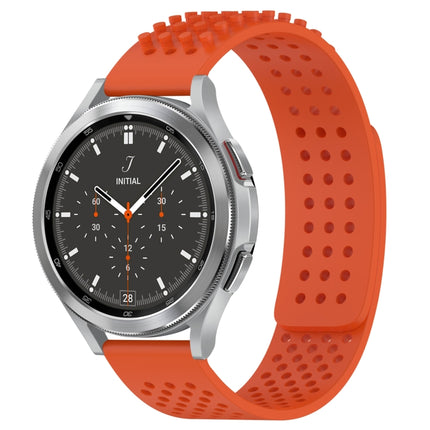 20mm Holes Breathable 3D Dots Silicone Watch Band, For Samsung Galaxy Watch 4 44mm, For Samsung Galaxy Watch 4 40mm, For Samsung  Galaxy Watch 4 Classic 46mm