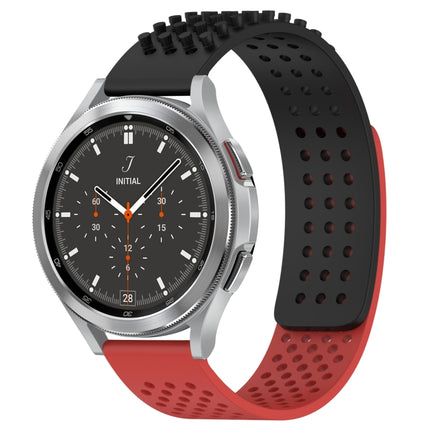 20mm Holes Breathable 3D Dots Silicone Watch Band, For Samsung Galaxy Watch 4 44mm, For Samsung Galaxy Watch 4 40mm, For Samsung  Galaxy Watch 4 Classic 46mm