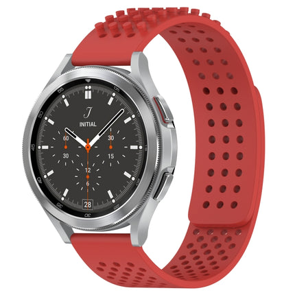 20mm Holes Breathable 3D Dots Silicone Watch Band, For Samsung Galaxy Watch 4 44mm, For Samsung Galaxy Watch 4 40mm, For Samsung  Galaxy Watch 4 Classic 46mm