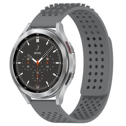20mm Holes Breathable 3D Dots Silicone Watch Band, For Samsung Galaxy Watch 4 44mm, For Samsung Galaxy Watch 4 40mm, For Samsung  Galaxy Watch 4 Classic 46mm