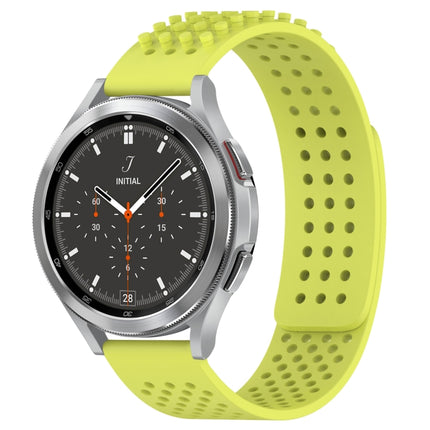 20mm Holes Breathable 3D Dots Silicone Watch Band, For Samsung Galaxy Watch 4 44mm, For Samsung Galaxy Watch 4 40mm, For Samsung  Galaxy Watch 4 Classic 46mm