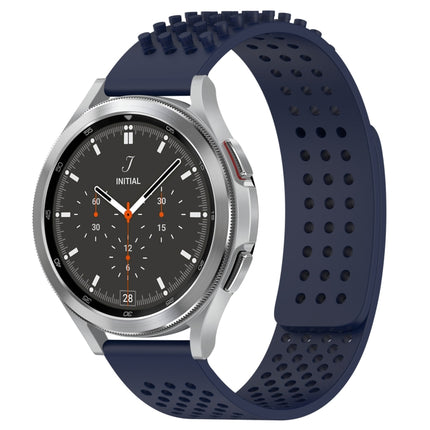 20mm Holes Breathable 3D Dots Silicone Watch Band, For Samsung Galaxy Watch 4 44mm, For Samsung Galaxy Watch 4 40mm, For Samsung  Galaxy Watch 4 Classic 46mm