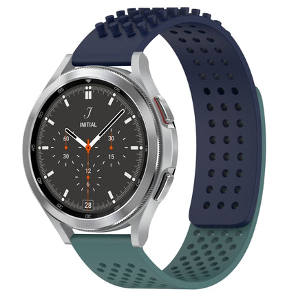 20mm Holes Breathable 3D Dots Silicone Watch Band, For Samsung Galaxy Watch 4 44mm, For Samsung Galaxy Watch 4 40mm, For Samsung  Galaxy Watch 4 Classic 46mm