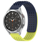 For Samsung  Galaxy Watch 4 Classic 46mm / Midnight Blue+Lime Green