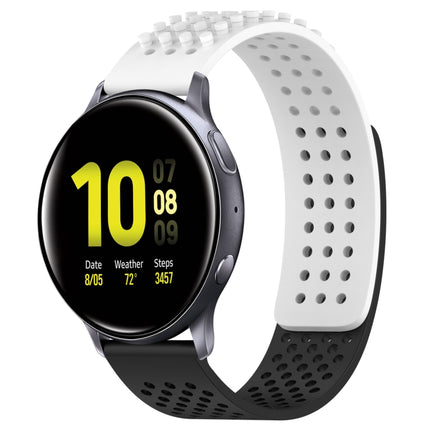 20mm Holes Breathable 3D Dots Silicone Watch Band
