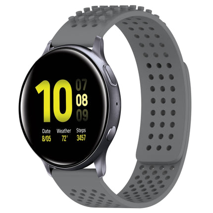 20mm Holes Breathable 3D Dots Silicone Watch Band