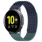 For Samsung Galaxy Watch Active 2 44mm / Midnight Blue+Olive Green