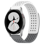 For Samsung Galaxy Watch 4 40mm / White+Grey