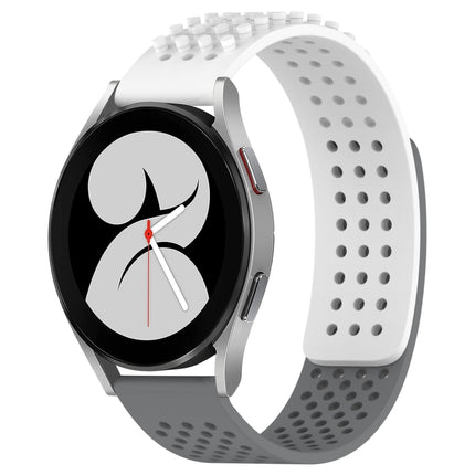 20mm Holes Breathable 3D Dots Silicone Watch Band, For Samsung Galaxy Watch 4 44mm, For Samsung Galaxy Watch 4 40mm, For Samsung  Galaxy Watch 4 Classic 46mm
