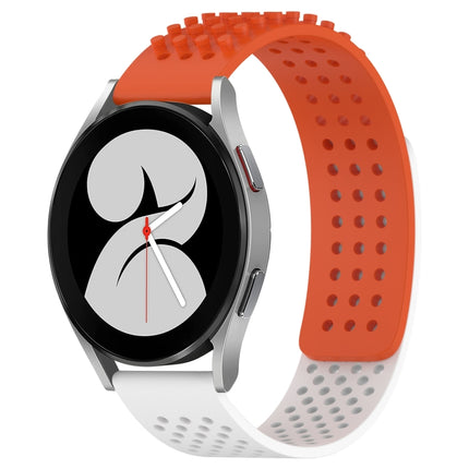 20mm Holes Breathable 3D Dots Silicone Watch Band, For Samsung Galaxy Watch 4 44mm, For Samsung Galaxy Watch 4 40mm, For Samsung  Galaxy Watch 4 Classic 46mm