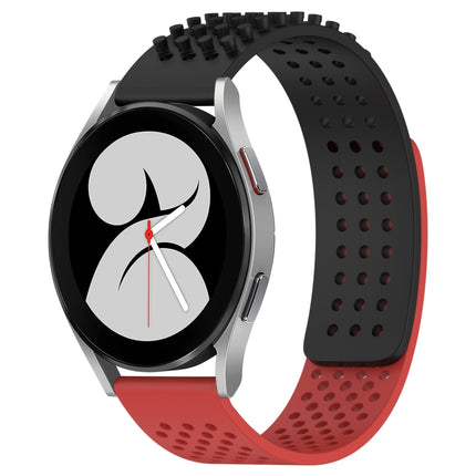 20mm Holes Breathable 3D Dots Silicone Watch Band, For Samsung Galaxy Watch 4 44mm, For Samsung Galaxy Watch 4 40mm, For Samsung  Galaxy Watch 4 Classic 46mm