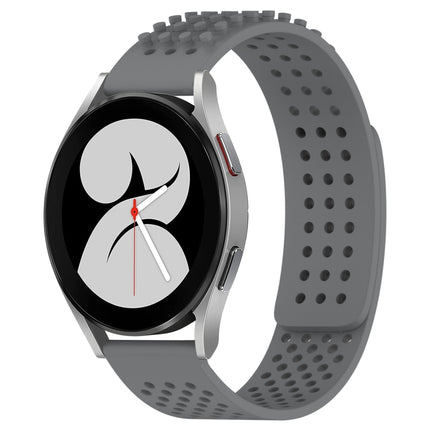 20mm Holes Breathable 3D Dots Silicone Watch Band, For Samsung Galaxy Watch 4 44mm, For Samsung Galaxy Watch 4 40mm, For Samsung  Galaxy Watch 4 Classic 46mm