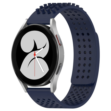 20mm Holes Breathable 3D Dots Silicone Watch Band, For Samsung Galaxy Watch 4 44mm, For Samsung Galaxy Watch 4 40mm, For Samsung  Galaxy Watch 4 Classic 46mm