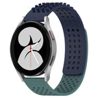 For Samsung Galaxy Watch 4 40mm / Midnight Blue+Olive Green