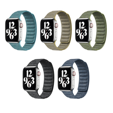 Denim Magnetic Watch Band, For Apple Watch Ultra 49mm, For Apple Watch 8 41mm, For Apple Watch 8 45mm, For  Apple Watch SE 2022 40mm, For Apple Watch SE 2022 44mm, For Apple Watch 7 41mm, For Apple Watch 7 45mm, For Apple Watch SE 40mm                 ... - DealBuddy