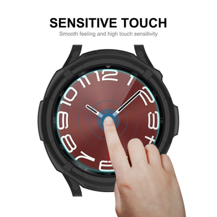 ENKAY Hat-Prince 2 in 1 TPU Armor Watch Case + 0.2mm 9H Tempered Glass Screen Protector, For Samsung Galaxy Watch6 Classic 47mm, For Samsung Galaxy Watch6 Classic 43mm - DealBuddy