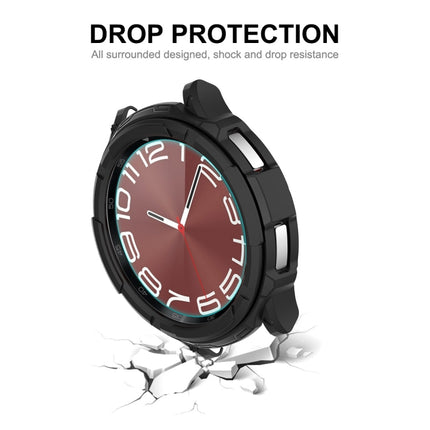 ENKAY Hat-Prince 2 in 1 TPU Armor Watch Case + 0.2mm 9H Tempered Glass Screen Protector, For Samsung Galaxy Watch6 Classic 47mm, For Samsung Galaxy Watch6 Classic 43mm - DealBuddy