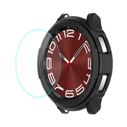 ENKAY Hat-Prince 2 in 1 TPU Armor Watch Case + 0.2mm 9H Tempered Glass Screen Protector, For Samsung Galaxy Watch6 Classic 47mm, For Samsung Galaxy Watch6 Classic 43mm - DealBuddy