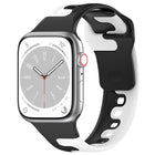 Double Color Silicone Watch Band, For Apple Watch 42mm, For Apple Watch 38mm - DealBuddy