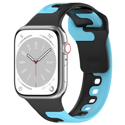 Double Color Silicone Watch Band, For Apple Watch 42mm, For Apple Watch 38mm - DealBuddy