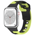For Apple Watch 42mm / Black+Green