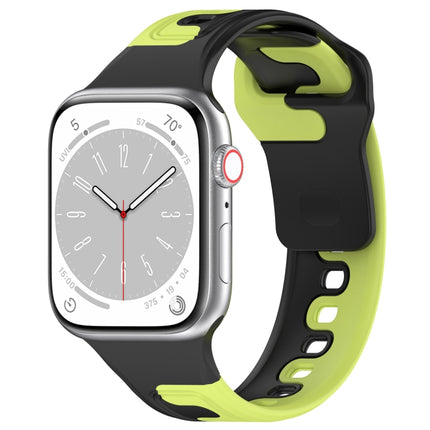Double Color Silicone Watch Band, For Apple Watch 42mm, For Apple Watch 38mm - DealBuddy