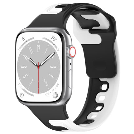 Double Color Silicone Watch Band, For Apple Watch 42mm, For Apple Watch 38mm - DealBuddy