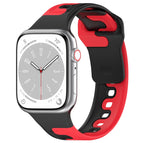 For Apple Watch 38mm / Black+Red